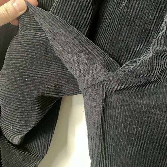 Polo Ralph Lauren Corduroy Pants Mens 38 Black Hammond Pleated - Picture 5 of 13